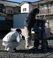 東京で北欧住宅(スウェーデンハウス)に暮らすの画像 地盤調査2
