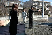 東京で北欧住宅（スウェーデンハウス）に暮らすの画像 地盤調査